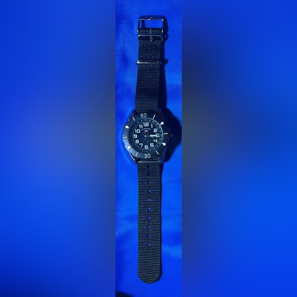 U.S. Polo Assn. Black and Silver Youth Watch - Picture 2 of 5